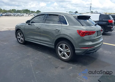2020 Audi Q3 Premium 45 Tfsi S Line Quattro Tiptronic z USA, uszkodzony, nr VIN WA1DECF34L1078845